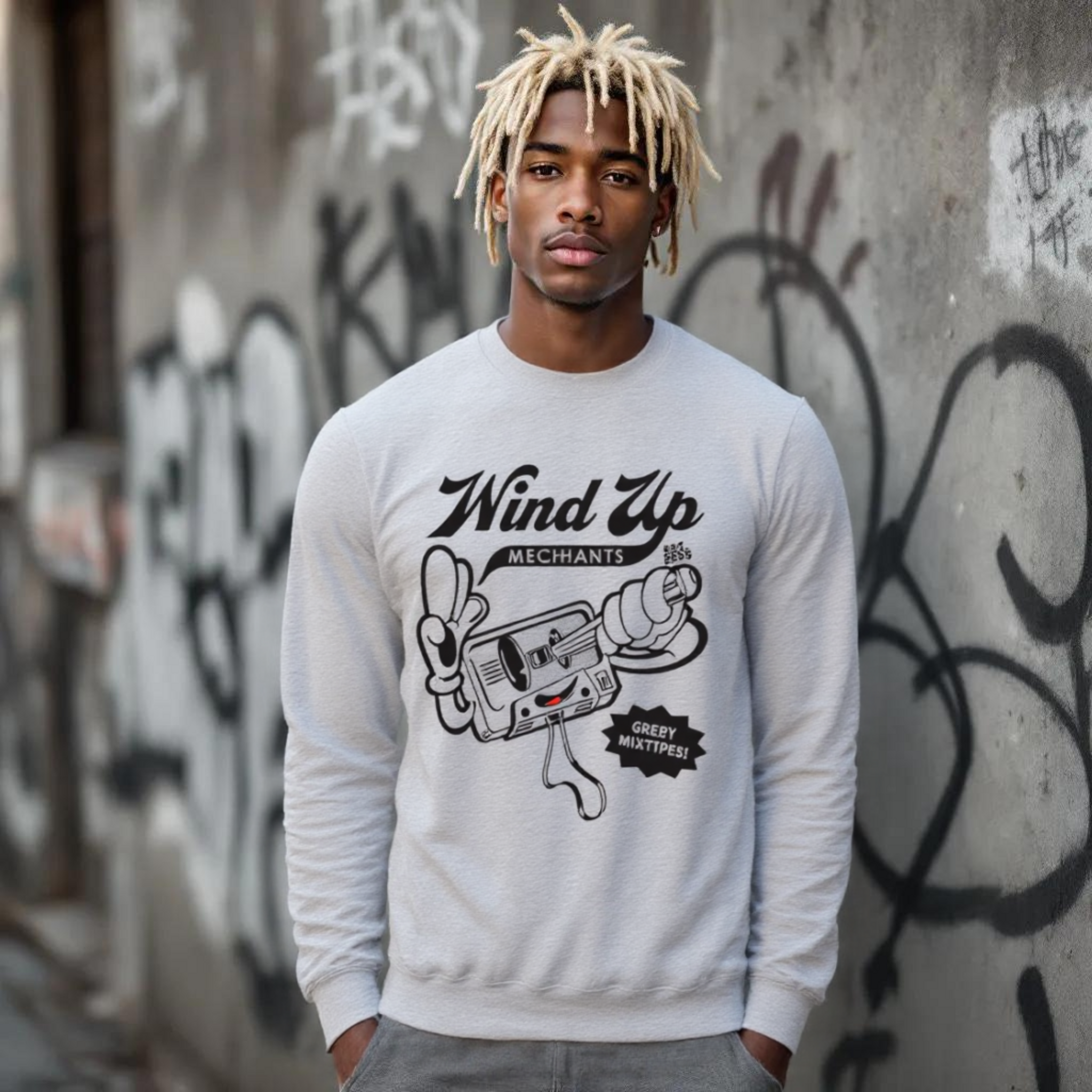 Wind Up Crew Jumper – Jimi Needles